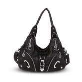 NICOLE & DORIS Hobo Shoulder Bag Large Totes Slouch New Handbags Stylish Bags for Women Crossbody Black
